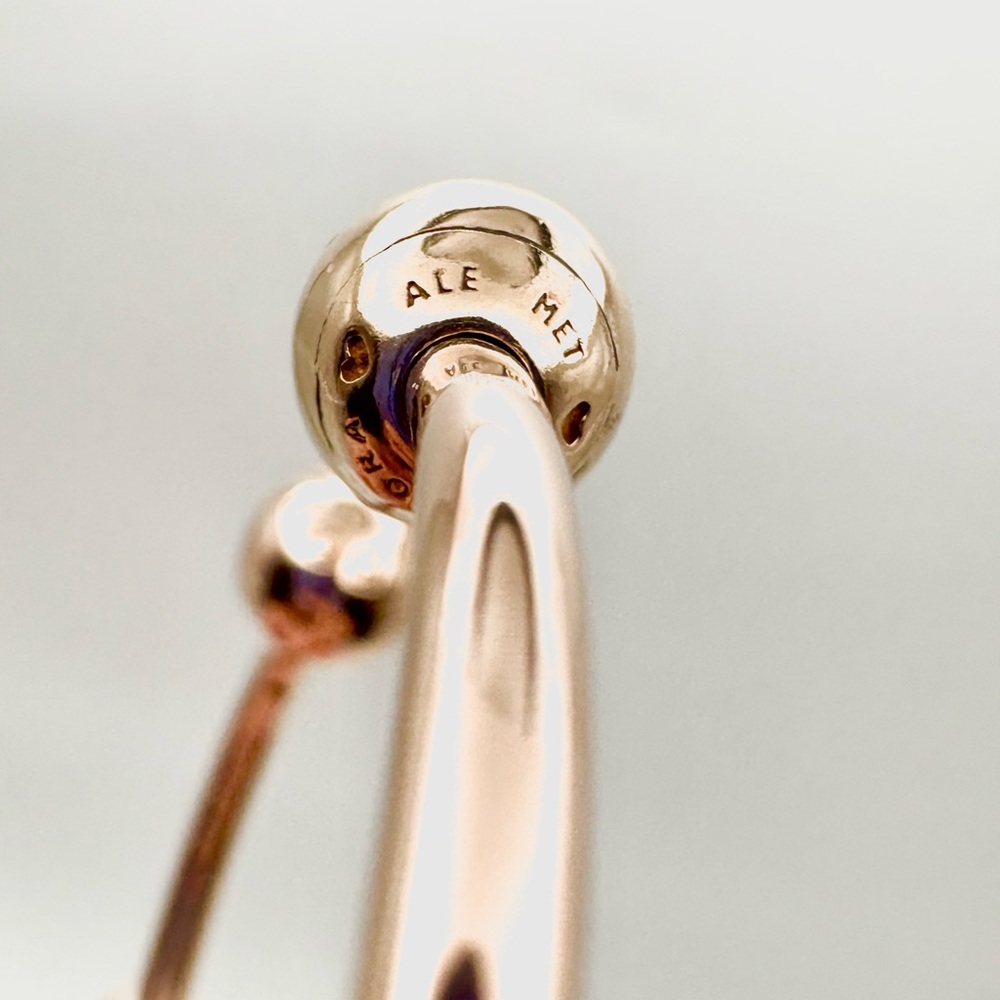 Pandora Moments Open Bangle Bracelet in Rose Gold - Picture 3 of 3